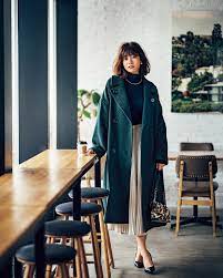 年下男子が好きな 年上彼女 コーデはこれでした 年下の彼ができちゃう 11月の着回しdiary 第2週 11 9 15 page 4 ファッションアイデア 緑 コート コート