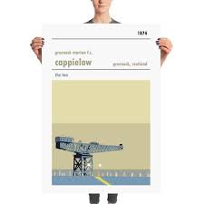 Retro Look Cappielow Print Greenock Morton Matte Museum Quality Print Greenock Morton Greenock Print Quality