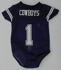 Nwt Baby Jersey Boys Dallas Cowboys 1 Onepiece Creeper Newborn Sz 3 6 9 12 Mo Ebay