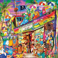 Artist ben gilles describes his work as a composition of nature, metamorphosis, light, color, collage, collaboration, juxtaposition, repetition, excitement. Buffalo Games Puzzles Buffalo Games Aimee Stewart Sunken Treasure 2000 Piece Jigsaw Puzzle