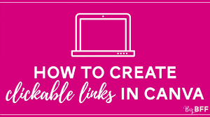 You can do that in canva, or using. How To Create Clickable Links In Canva Youtube