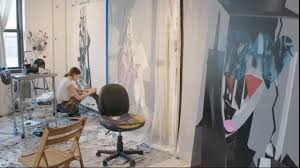 New York Close Up Interview With Avery Singer At Her Studio In New York Us Singer Art Singer Avery