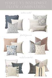 Modern classic bedroom sophisticated bedroom contemporary bedroom decor modern master bedroom modern bedroom design modern design black gold bedroom grey bedroom decor bedroom neutral. Throw Pillow Combinations For Any Style And Budget Caitlin Marie Design Throw Pillows Living Room Living Room Pillows Farm House Living Room