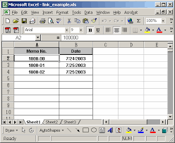 Ms Excel 2003 Link One Cell To Another Cell Control The Recalculation