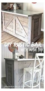 Ikea Hack Rustic Bar With Galvanized Metal Top Cool Pool Ideas Diy Coolpoolideasdiy Diy Ru In 2020 Outdoor Kitchen Island Kitchen Diy Makeover Diy Outdoor Kitchen