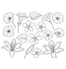 Simple stencil rose outline tattoo. Rose Tattoo Stencil Vector Images Over 390