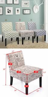 Chairs 54235 Leisure Armless Fabric Upholstered Accent Chair Sofa Pine Wood Legs Living Room Upholstered Accent Chairs Hanging Chair From Ceiling Sofa Chair