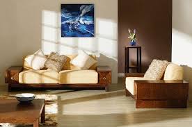 If your living room is particularly small, use natural lighting to add an airy, spacious feel to the hide unsightly radiators by adding a sofa shelf using simple wooden planks. Wood Sofa Set Decor Belezaa Decorations From Affordable And Nice Wood Sofa Set Pictures