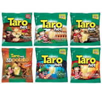 Potato Snack Taro Net Snack 32GR | Seaweed | Barbecue BBQ | Cowboy Steak | Italian Pizza #indoshop#