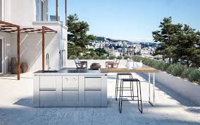 Your springtime dinners and dinner parties will have so much more pizzazz. Rok Italia S Modulare01 Exquisite Modular Outdoor Kitchen