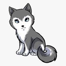 Please contact us if you want to publish a cute anime wolf. Wolf Drawing Clipart Anime Cute Husky Drawing Free Transparent Clipart Clipartkey