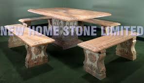 4.8 out of 5 stars with 11 ratings. How To Make A Stone Table With Benches Square Marble Dining Table And 4 Benches Stone Therapies Stone Top Kitchen Tablestone Table Base Aliexpress