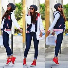 High top skate shoes have been popular for skateboarders since they were introduced to the scene in the late 70's. Laid Back But Cute Red Converse Outfit Outfits With Converse Red Converse