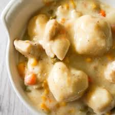 I have always done a recipe that is very similar; Chicken And Dumplings With Bisquick This Is Not Diet Food
