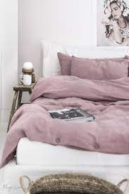 This duvet cover features 400 thread count egyptian cotton with a subtle sateen sheen that offers a crisp look with a silky soft feel. Dusty Rose Linen Bedding Purple Bed Sheets Pink Bed Sheets Dusty Pink Bedding