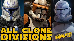 All Major Clone Divisions Of The Clone Wars Canon Star Wars Explained Clone Wars Star Wars War