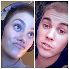 Taya Smith from Hillsong Recently decided to go with a buzz cut. I could  not believe how much she looked like Justin Bieber during his buzz cut  phase. I'm not throwing shade,