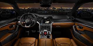 Powered by a 5.2 l v10 engine shared with the gallardo, the engine generated a theoretical maximum power output of 600 ps (592 hp; Lamborghini Brands Its Urus The First Super Suv Lamborghini Urus Interior Sports Cars Luxury Lamborghini