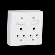 Flat panel sits nearly flush with the surface with two electrical outlets rated 12a/120vac and a 2.1a dual usb charger. Lesco Double Surface Mount Box Outlet Brights Hardware Shop Online