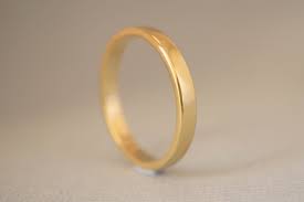 Mens Wedding Band 3mm Mens Thin Wedding Band 14kt Yellow Etsy Thin Wedding Bands Mens Wedding Bands Gold Band Wedding Ring