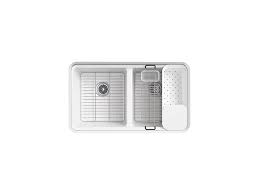 See your function and installation options and find the perfect sink for your ktichen. Riverby Undermount Double Equal Workstation Kitchen Sink 5 Holes K 8679 5ua3 Kohler Kohler