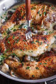 Easy Chicken Legs With Creamy Mushroom Sauce Julia S Album