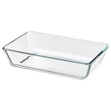 Mixtur صحن فرن تقديم زجاج شفاف 27x18 سم Ikea