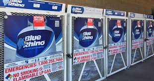 This tank is approximately 1 and a. Lowe S Blue Rhino Propane Tank Exchange As Low As 8 99 After Rebate Regularly 20 Hip2save