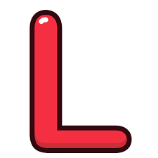 Unicorn alphabet letter l pixel art. L Letter Red Alphabet Letters Icon Free Download