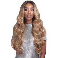 1b lace front wigs are crafted by experts, each strand of the hair is knotted by hand. Bobbi Boss Human Hair Blend 13x4 Swiss Lace Front Wig Mblf190 Carmela Tt4 613a Beauty Amazon Com