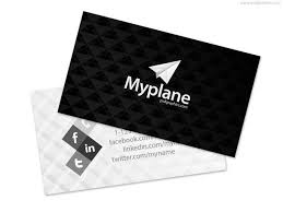 Black And White Business Card Template Black And White Business Card Template Psdgraphics Business Card Template Psd Business Card Set Business Card Psd