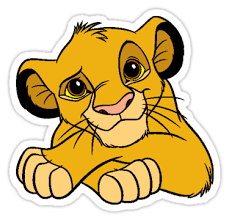 Simba The Lion King Sticker By Baileylevin In 2020 Lion King Stickers Lion King Pictures Lion King Drawings