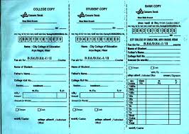 Bank Challan City College Of Education Hissar Candidates should send 'aau copy' of this challan alongwith the keep the applicants copy' of this challan for future reference. bank challan city college of