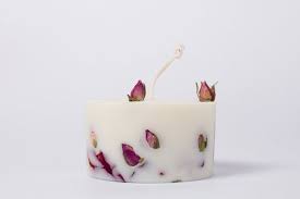 Candle Rose Rose Essential Oil Candle Natural Etsy Essential Oil Candles Rose Essential Oil Oil Candles