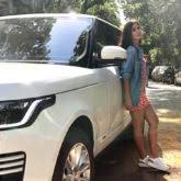 Beauty And Her Beast Katrina Kaif Strikes A Pose With Her Brand New Range Rover Bollywood News Bollywood Hungama