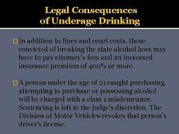 What happens if you get caught underage drinking. The Consequences Of Underage Drinking And Driving It