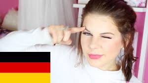 trying out makeup from germany you