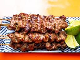 Thai Style Grilled Pork Skewers Moo Ping Recipe Serious Eats
