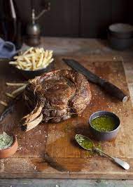 A Delicious Chimichurri With Roast Beef And Fries With Lemon Rosemary Salt Recipe Drizzle And Dip Recipe Beef Recipes Beef Dishes Roast Beef