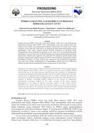 Nov 25, 2014 · ini berarti dalam filsafat ilmu umum yang menjadi objek telaah adalah semua ilmu. Pdf Perkuliahan Telaah Kurikulum Biologi Berbasis Lesson Study