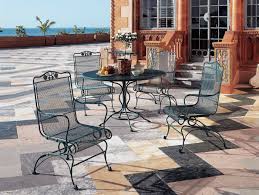 Woodard Briarwood Wrought Iron Dining Set Gblds Patio Furniture Dining Set Patio Wrought Iron Patio Furniture