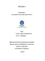 Perusahaan ini pertama kali didirikan pada tanggal 20 februari 1957 dengan nama pt. Tugas 1 Manajemen Stratejik