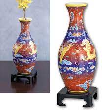 The vase comes with a container inside to add water to your flowers. All Goods Are Specials Bits And Pieces 3d Puzzle Vase Dragon And Phoenix Jigsaw Vase Working Flower Vase And 3d Jigsaw Puzzle Toys Games 40 Off Maaun Net