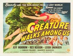 The Creature Walks Among Us Universal International 1956 Lot 83167 Heritage Auctions Movie Monsters Classic Sci Fi Movies Creatures