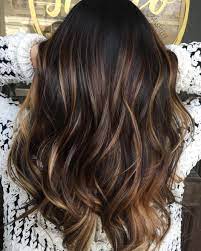 This blend of platinum and champagne partial highlights goes well with walnut brown hair. 60 Hairstyles Featuring Dark Brown Hair With Highlights Brown Hair With Highlights Dark Brown Hair Balayage Hair Styles