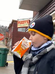 Took my 7 year old son Giovanni back home where I grew up to have a Fuzzy's  Hoagie and a Turner's Iced Tea. I remember we used to sell hoagies to take