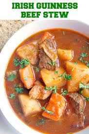 Irish Beef Stew With Guinness Beef Recipes Couscous Healthy Hearty Dish