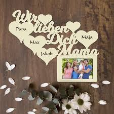 Wir Lieben Dich Mama Geburtstagsgeschenke Muttertag Bilderrahmen