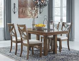 This extendable dining table will fit beautifully in your dining room. Moriville Grayish Brown Rect Dining Room Ext Table In 2021 Dining Table Farmhouse Dining Table Dining Chairs