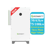 Growatt WIT 100K-HU High Voltage 3-Phase Hybrid 100kw Inverters for Solar  Energy Storage